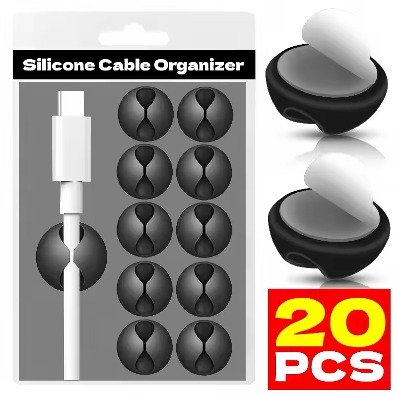 Cable Management Sleeve - كابل كليب حامل سلك الهاتف USB