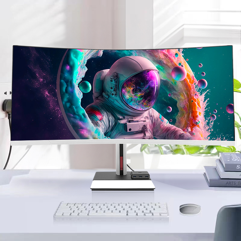Pc Gaming All In One - كمبيوتر مكتبي بشاشة منحنية 34 بوصة
