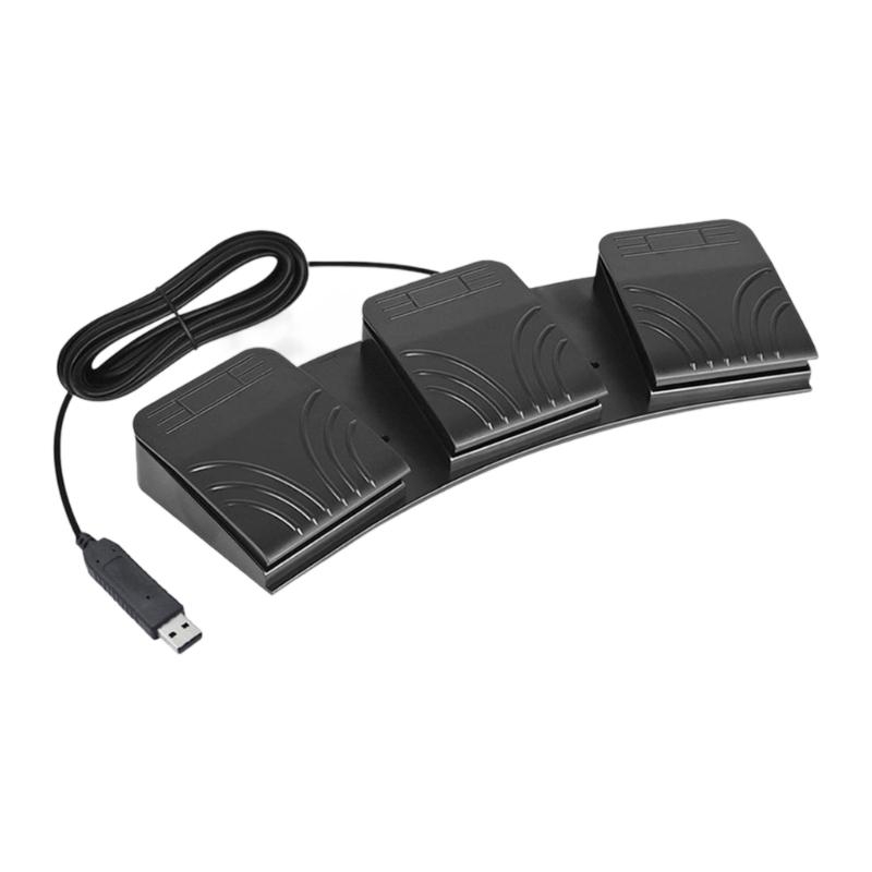 Usb Foot Pedal Gaming - مفاتيح قدم ثلاثية الدواسة للتحكم في