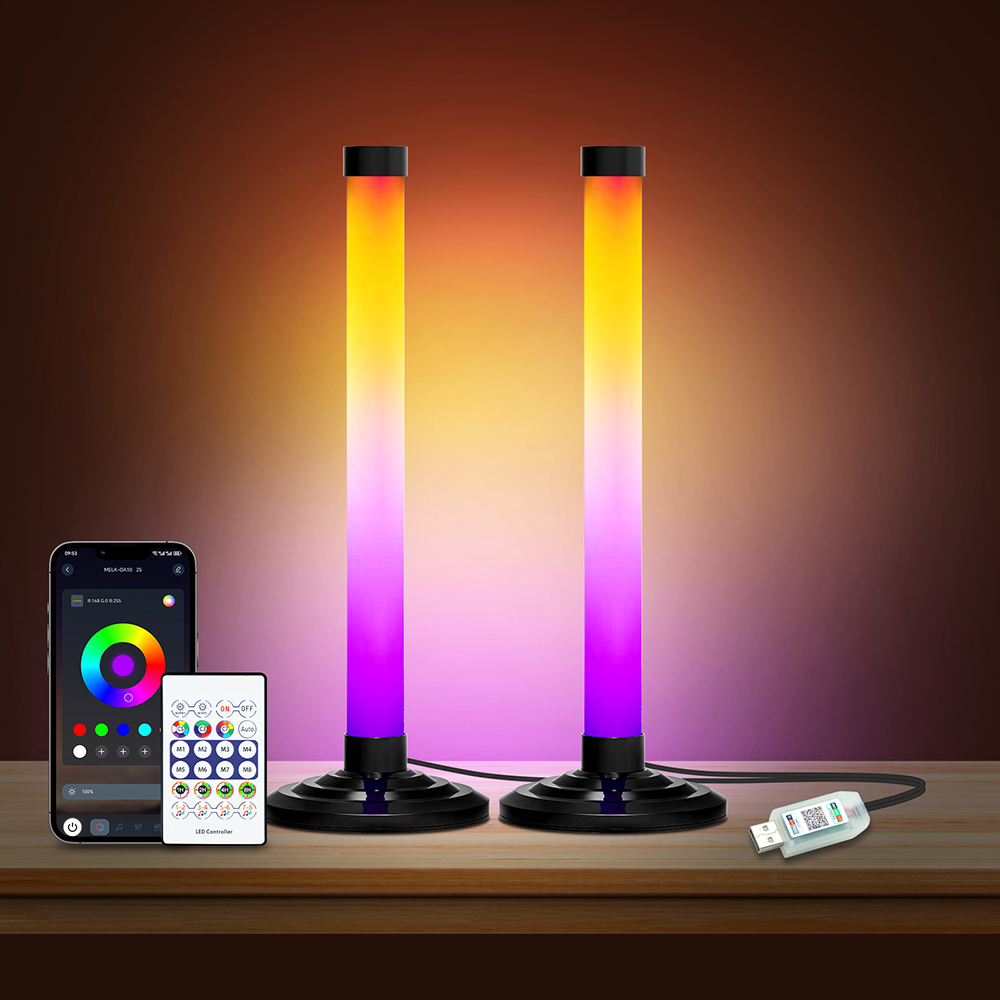 2 4 ضوء RGB عدة الذكية LED مصب - مراجعة Pc Gaming Kit وسعره