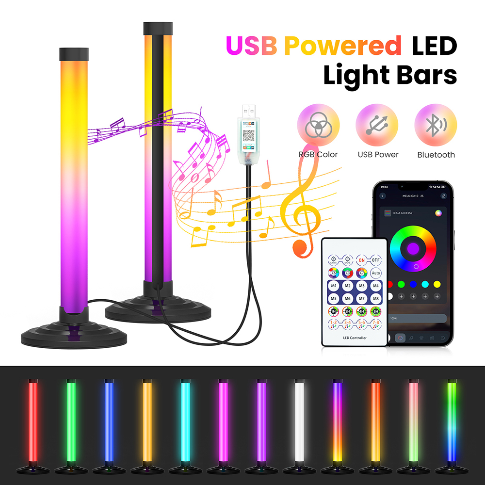 2 4 ضوء RGB عدة الذكية LED مصب - مراجعة Pc Gaming Kit وسعره