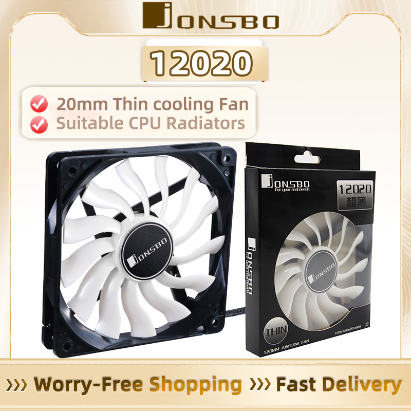 JONSBO 12020 120mm DC 12V 3Pin - مراجعة Pc Gaming Cpu وسعره