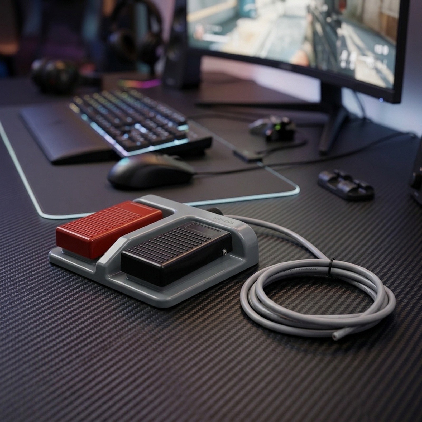 مفتاح قدم متعدد الوظائف MD FS- - مراجعة Usb Foot Pedal Gaming وسعره
