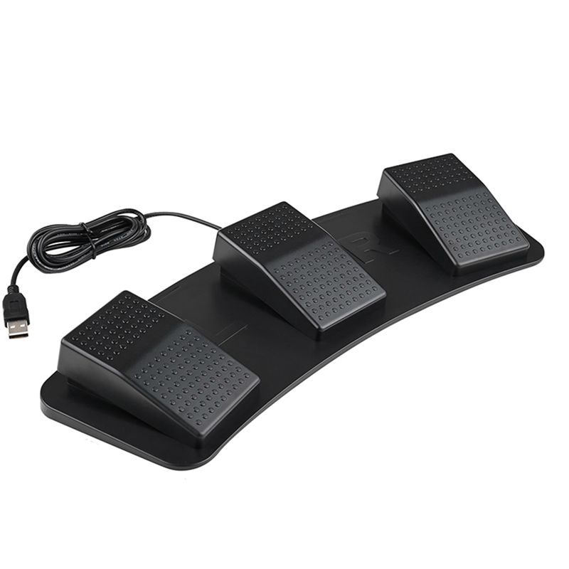 AT82-USB وحدة تحكم ثلاثية الأز - مراجعة Usb Foot Pedal Gaming وسعره