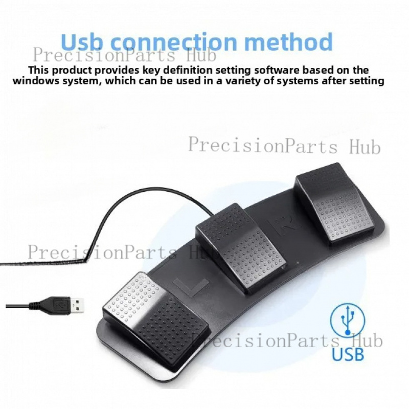 مفتاح قدم USB ثلاثي الأزرار قا - مراجعة Usb Foot Pedal Gaming وسعره