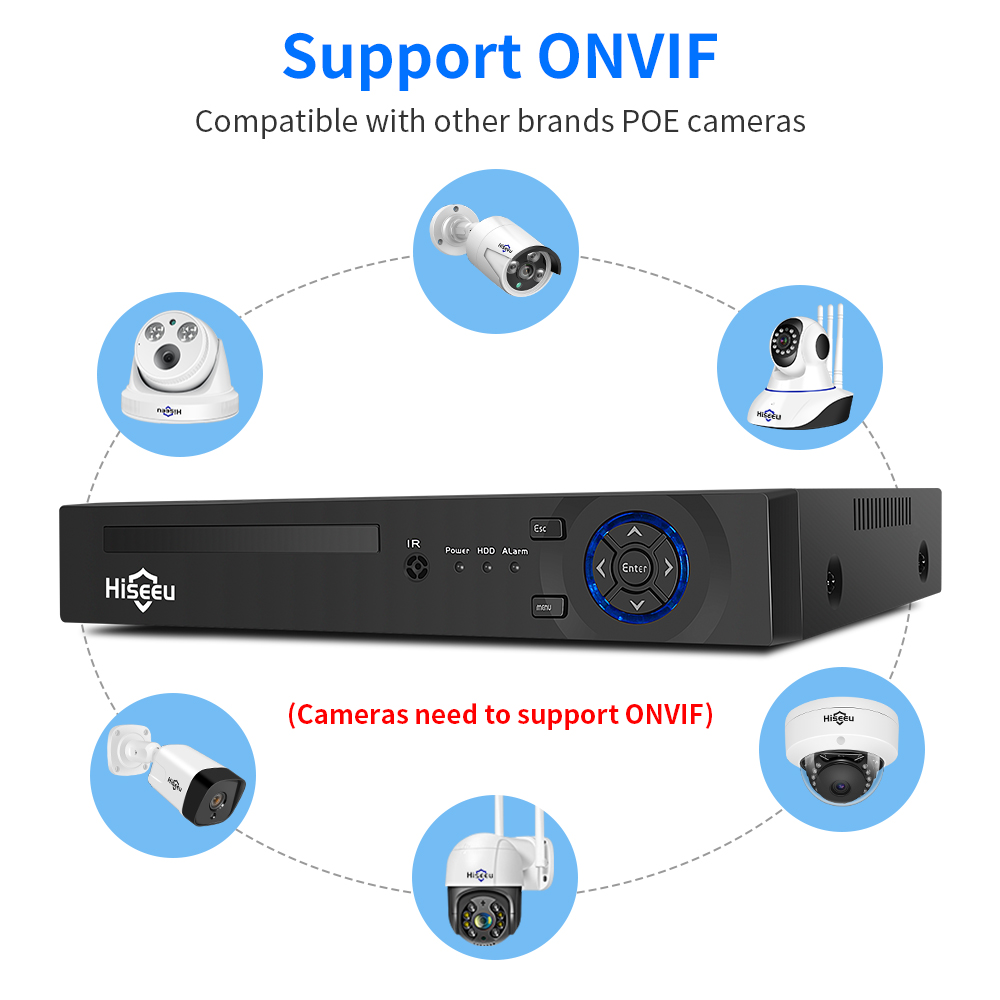 Hiseeu 4CH 10CH 16CH 4K 8MP 5M - مراجعة Webcam 4K وسعره