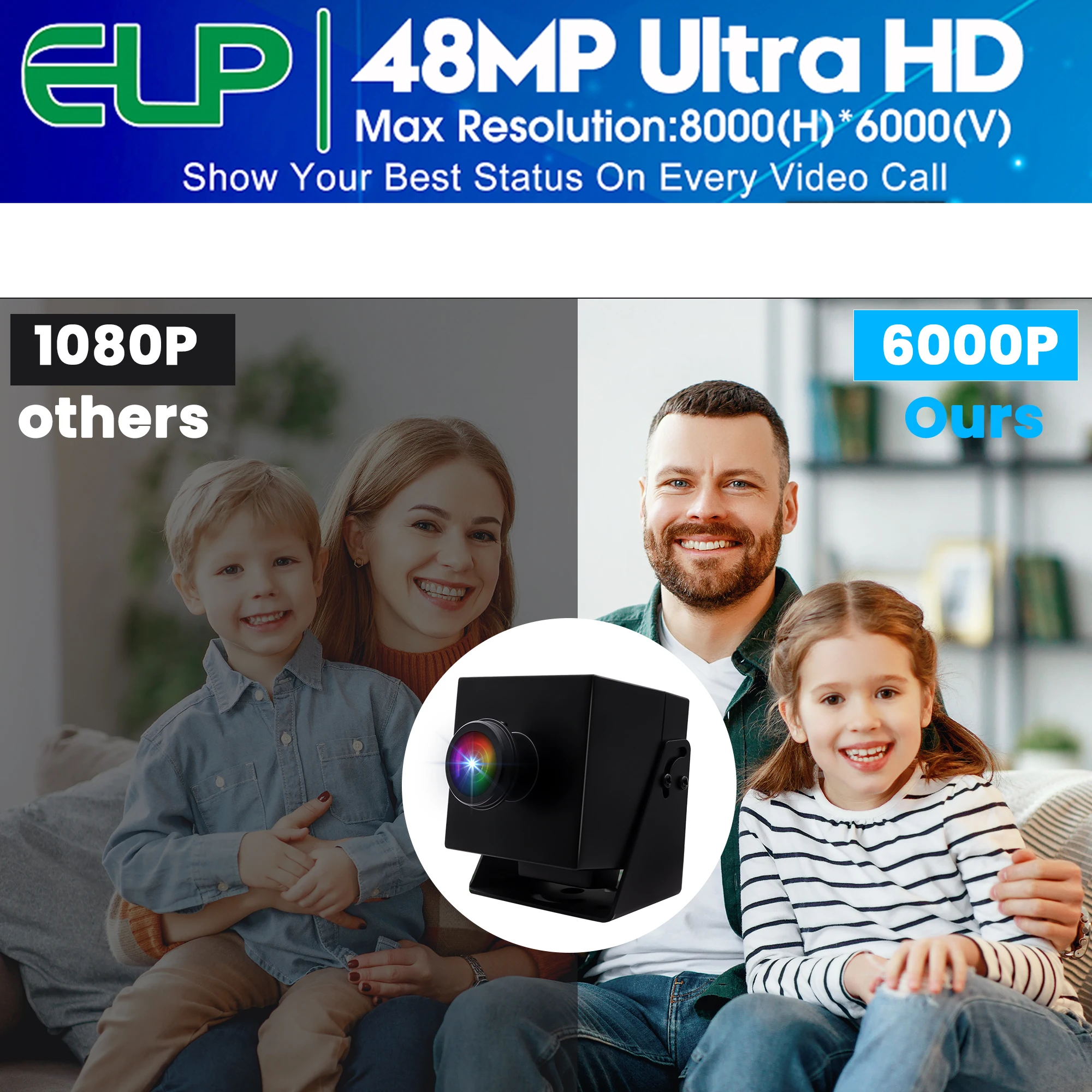 كاميرا ELP بدقة 48 ميجابكسل وج - مراجعة Webcam 4K وسعره