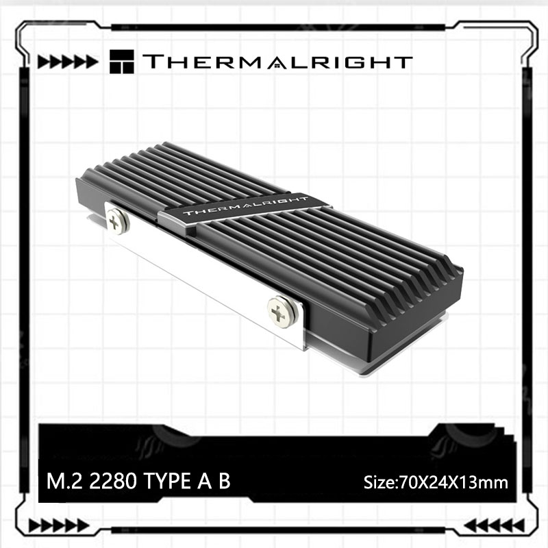 سترة Thermalright M.2 2280 TYP - مراجعة M.2 Ssd Heatsink وسعره