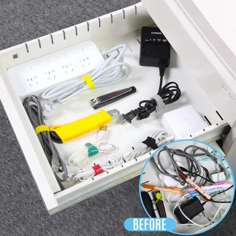 10/30/50 قطعة منظم كابلات USB، - مراجعة Cable Management Sleeve وسعره
