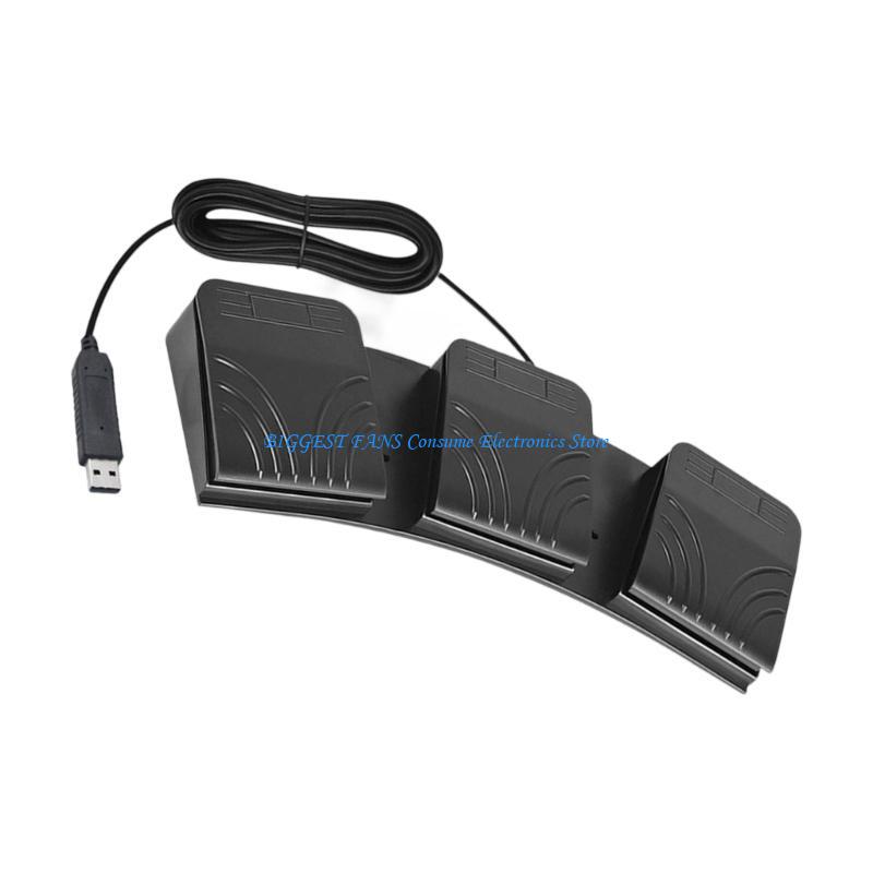 دواسة قدم USB مع وحدات ماكرو ق - مراجعة Usb Foot Pedal Gaming وسعره