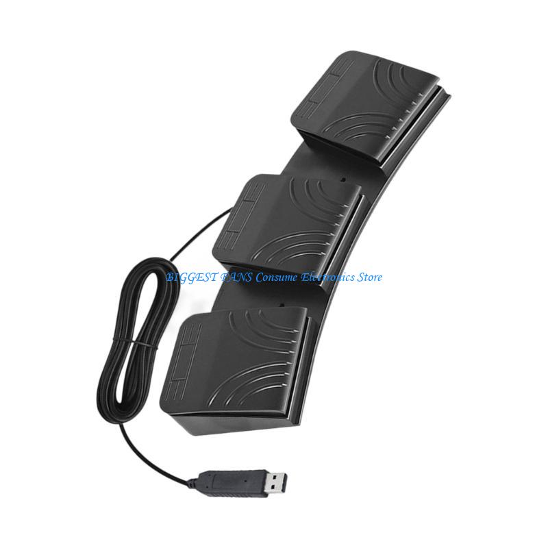 دواسة قدم USB مع وحدات ماكرو ق - مراجعة Usb Foot Pedal Gaming وسعره