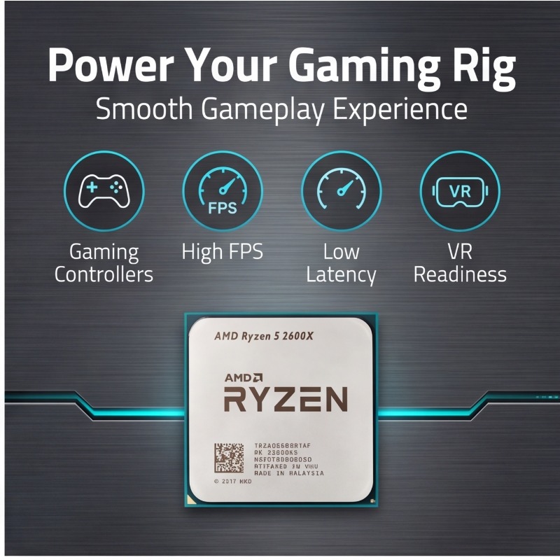 معالج AM4 Socket CPU R5 2600X  - مراجعة Pc Gaming Cpu وسعره