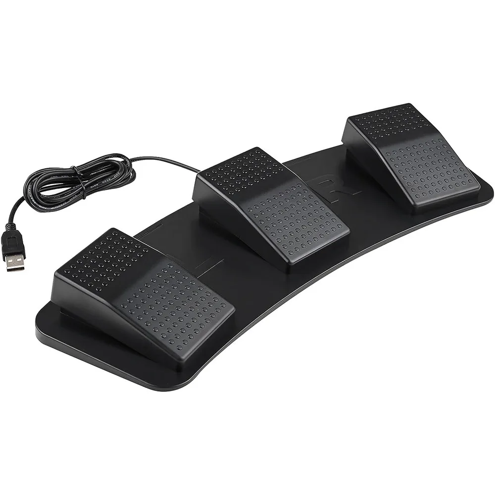 دواسة قدم ثلاثية USB قابلة للب - مراجعة Usb Foot Pedal Gaming وسعره