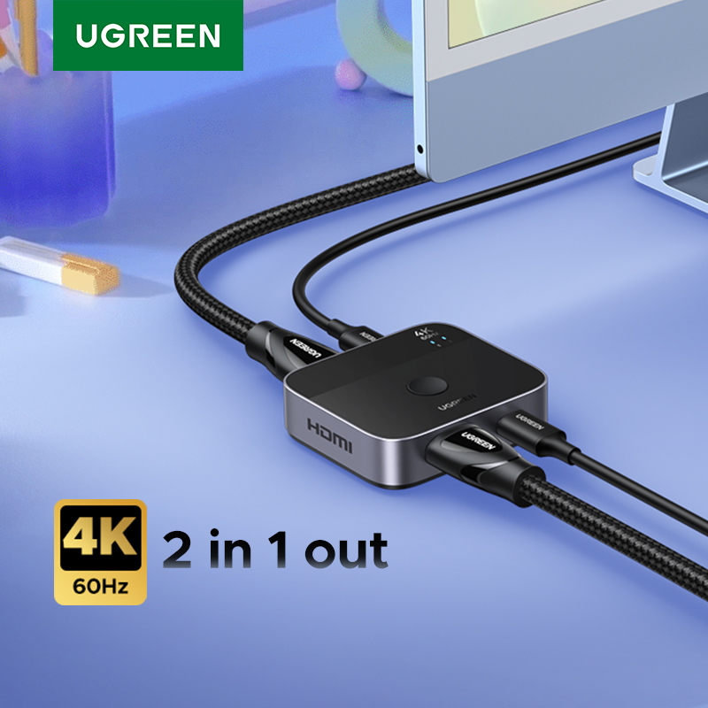 UGREEN HDMI USB C Switch 2 in  - مراجعة Pc Zotac Gaming وسعره