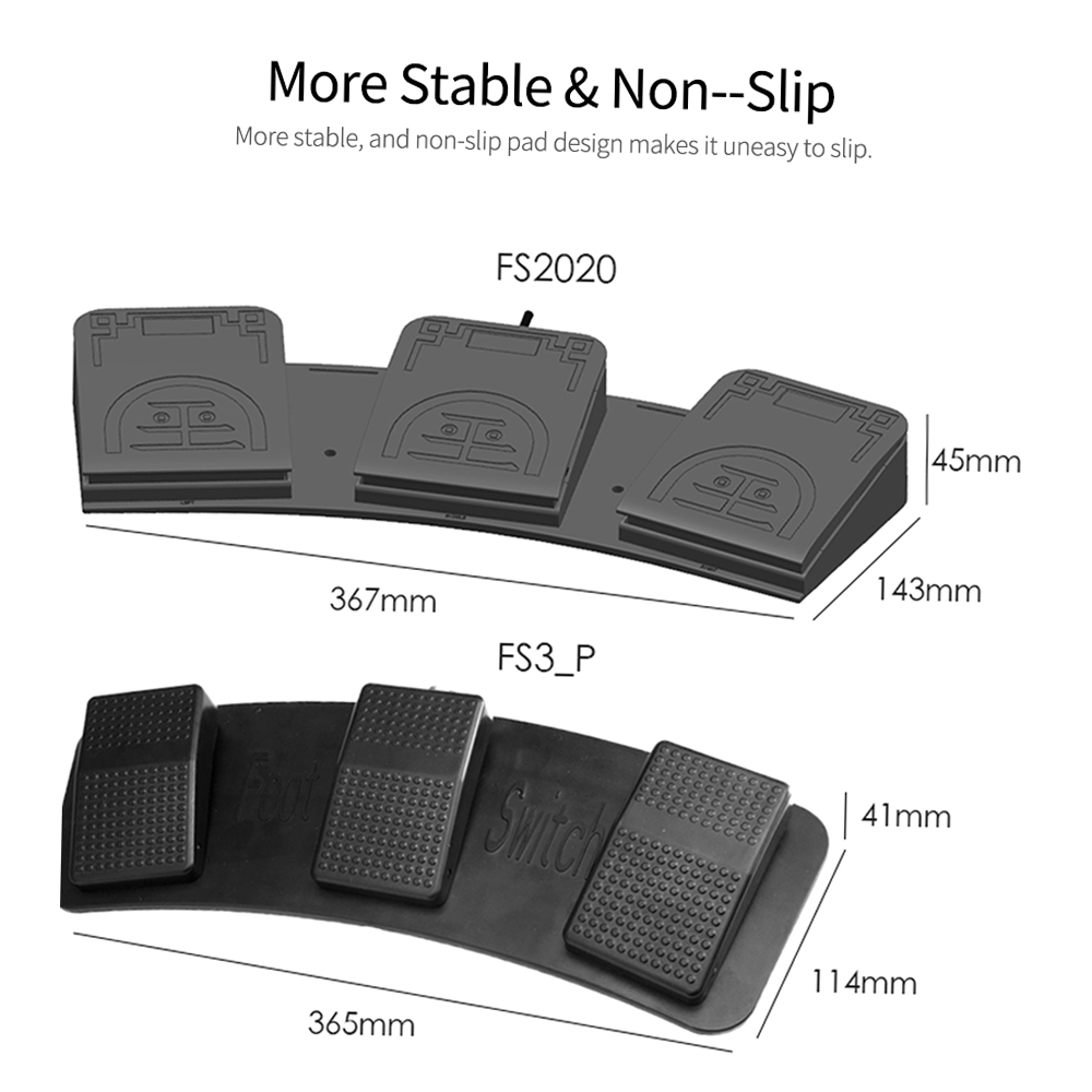FS2020U1 USB مفتاح التحكم في م - مراجعة Usb Foot Pedal Gaming وسعره