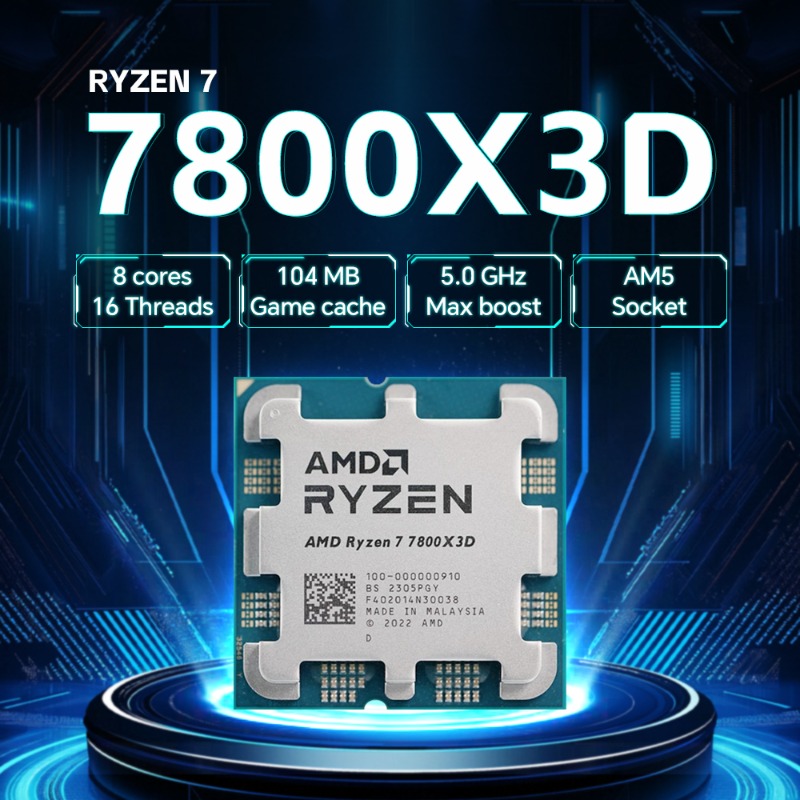 معالج ألعاب AM5 AMD R7 7800X3D - مراجعة Pc Gaming Cpu وسعره