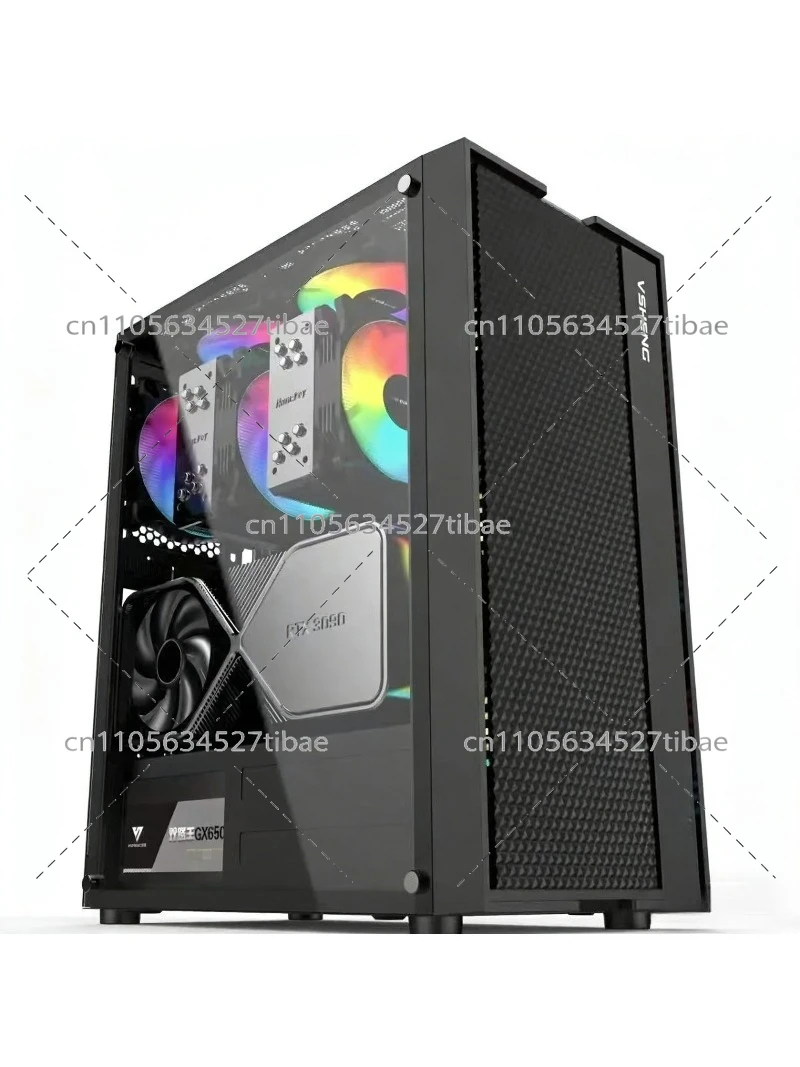 علبة كمبيوتر سوداء E-ATX مع لو - مراجعة Pc Gaming Cpu وسعره