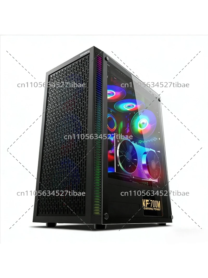 علبة كمبيوتر سوداء E-ATX مع لو - مراجعة Pc Gaming Cpu وسعره